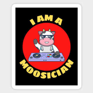 I Am A Moosician | Cow Pun Magnet